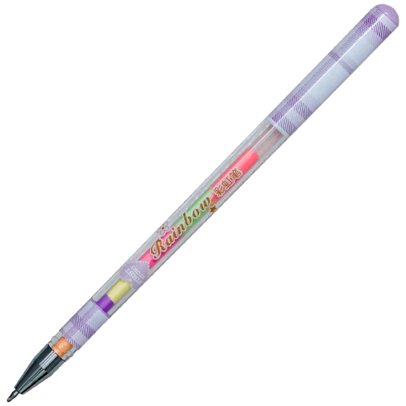 Pix cu gel multicolor cu capac 0.8 mm Curcubeu 6 buc